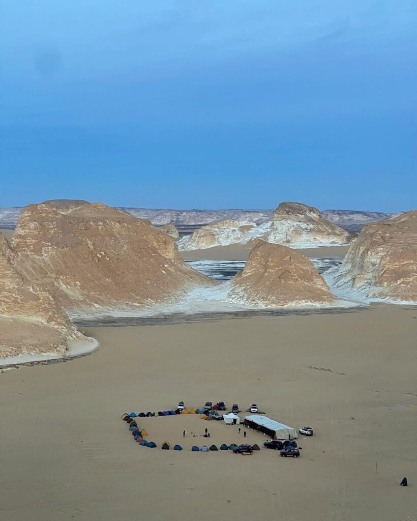 Egypt desert camping