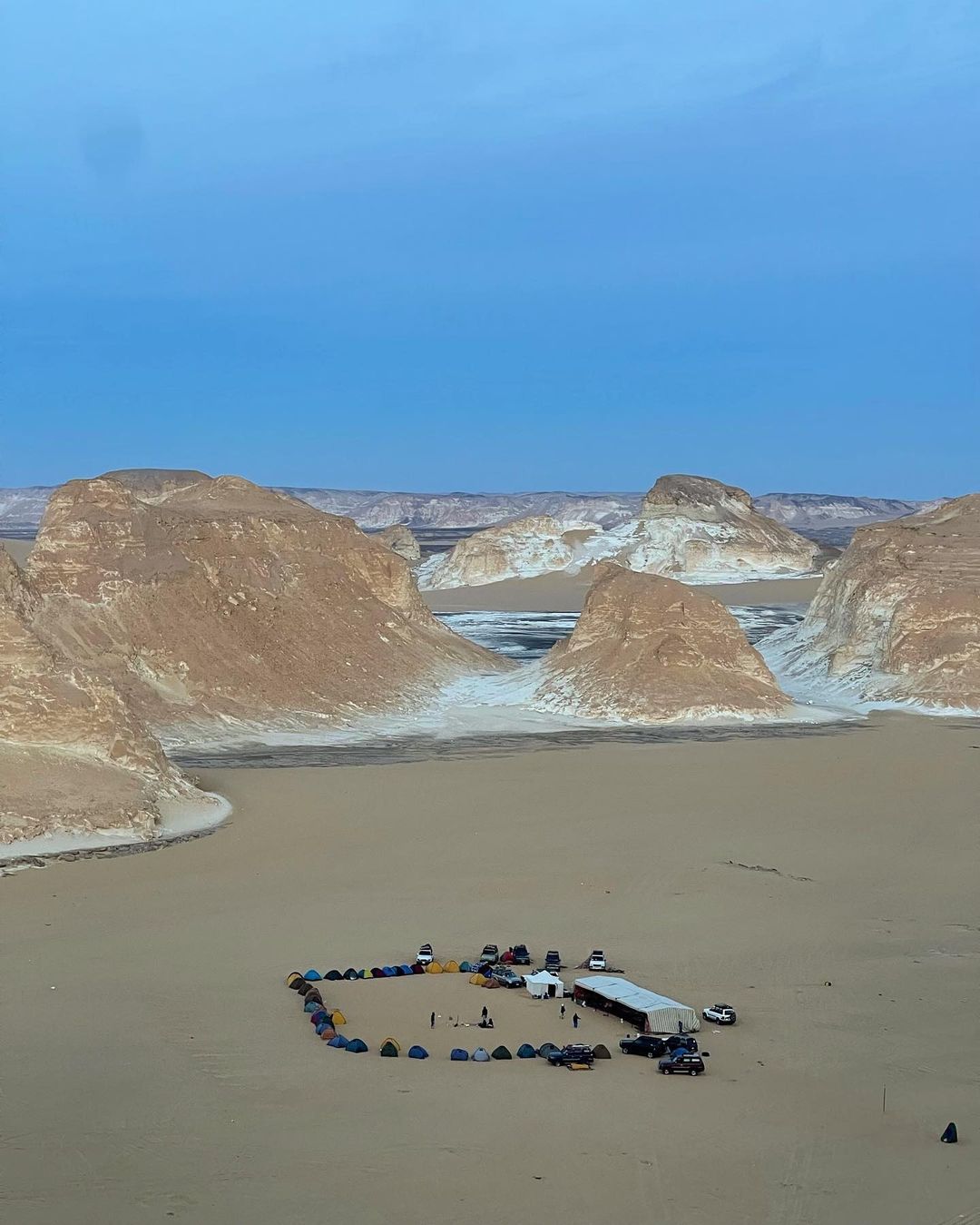 Egypt desert camping