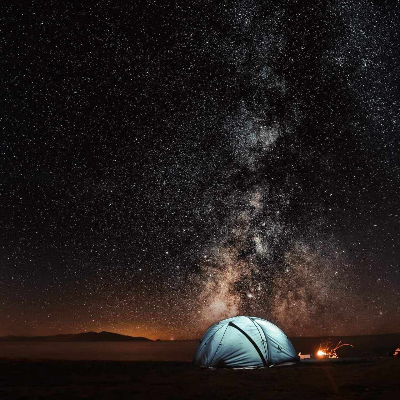 Egypt desert camping