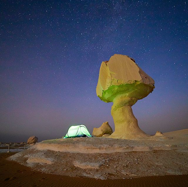 Egypt desert Camping